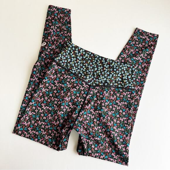 Nike One Dri-Fit 7/8 Tight Leggings Floral - Picture 5 of 7